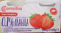 Yogurt magro fragola - 0,1% di grassi