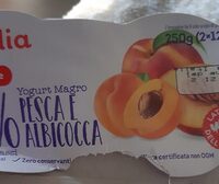 Yogurt  magro pesca e albicocca