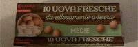 10 Uova fresche Medie