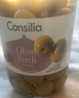 Olive verdi intere in salamoia