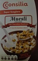 Muesli con cioccolato fondente