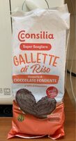 Gallette di riso ricoperte di cioccolato fondende