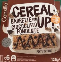 Cereal up barrette con cioccolato fondente