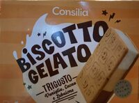 Biscotto gelato trigusto