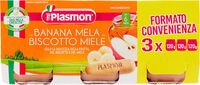 Banana mela biscotto miele omogeneizzato