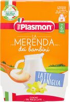 La merenda dei bambini latte vaniglia
