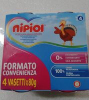 Omogeneizzati nipiol tacchino 80gr x4