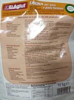 Farina per pane e paste lievitate senza glutine