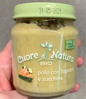 Pollo con fagiolini e zucchine