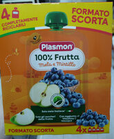100% frutta Mela, mirtillo