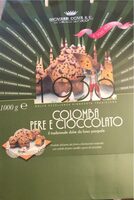 Colomba pere e cioccolata