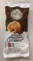 Croissant con farcitura di crema al cioccolato
