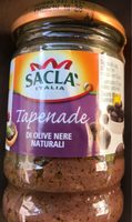 Sacla Italia Tapenade Di Olive Nere Naturali