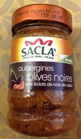 Aubergines &olives noires aux éclats de noix de cajou