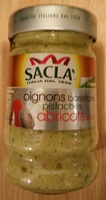 Sauce oignons Borettane, pistaches & abricots secs