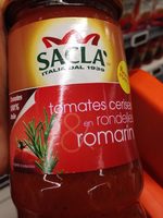 Tomates cerises en rondelles & romarin