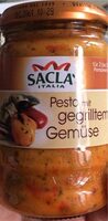 Pesto mit gegrilltem Gemüse