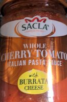 Whole Cherry Tomato Italian Pasta Sauce with Burrata Cheese