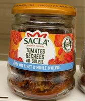 Tomates séchées au soleil avec un filet d’huile d’olive