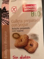 Galleta preparada con yogur