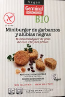 Minibugers de garbanzos y alubias negras
