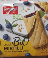 Snack bio mirtilli