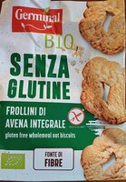 Frollini di Avena Integrale Senza Glutine