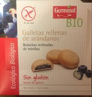 Galletas rellenas de arándanos