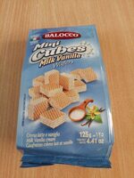 Gaufrettes crème lait et vanille
