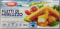 12 bastoncini di filetti di merluzzo impanati e surgelati