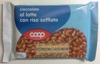 Cioccolato al latte con riso soffiato