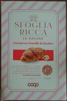 Sfoglia Riccia Croissant con Granella di Zucchero