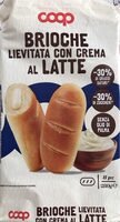 Briosche lievitata con crema al latte