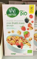 Muesli croccante con frutti rossi