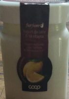 Yogurt intero bianco con marmellata di limone