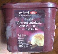 Gelato Crema catalana con cannella dello Sri Lanka
