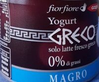 Yogurt greco magro