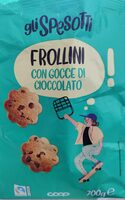 Frollini con gocce di cioccolato