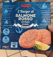 Burger di salmone rosso