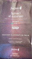 Spinaci al naturale