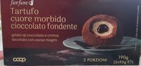 Tartufo Cuore Morbido Cioccolato Fondente