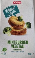 Mini buger vegetali con broccoli