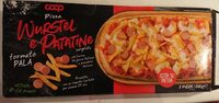 Pizza wurstel e patatine