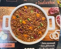 Zuppa con lenticchie di altamura igp e radicchio