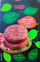 Burger vegetali a base di proteine di pisello