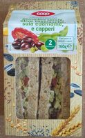 Tramezzini Gourmet Pomodori Secchi Olive Taggiasche