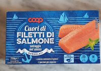 Cuori di filetti di salmone
