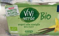 Coop Vivi Verde yogurt intero biologico da latte fieno STG - 125g x 2 - vaniglia