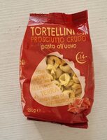 Tortellini con prosciutto crudo pasta all'uovo