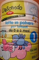 Latte in polvere per lattanti da 0 a 6 mesi